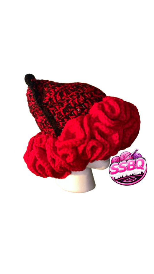 RUFFLE BEANIE
